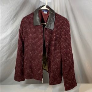 Austin Reed Tweed Full Zip Blazer